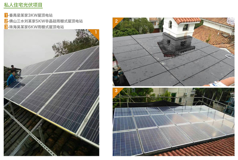 私人住宅光伏項(xiàng)目